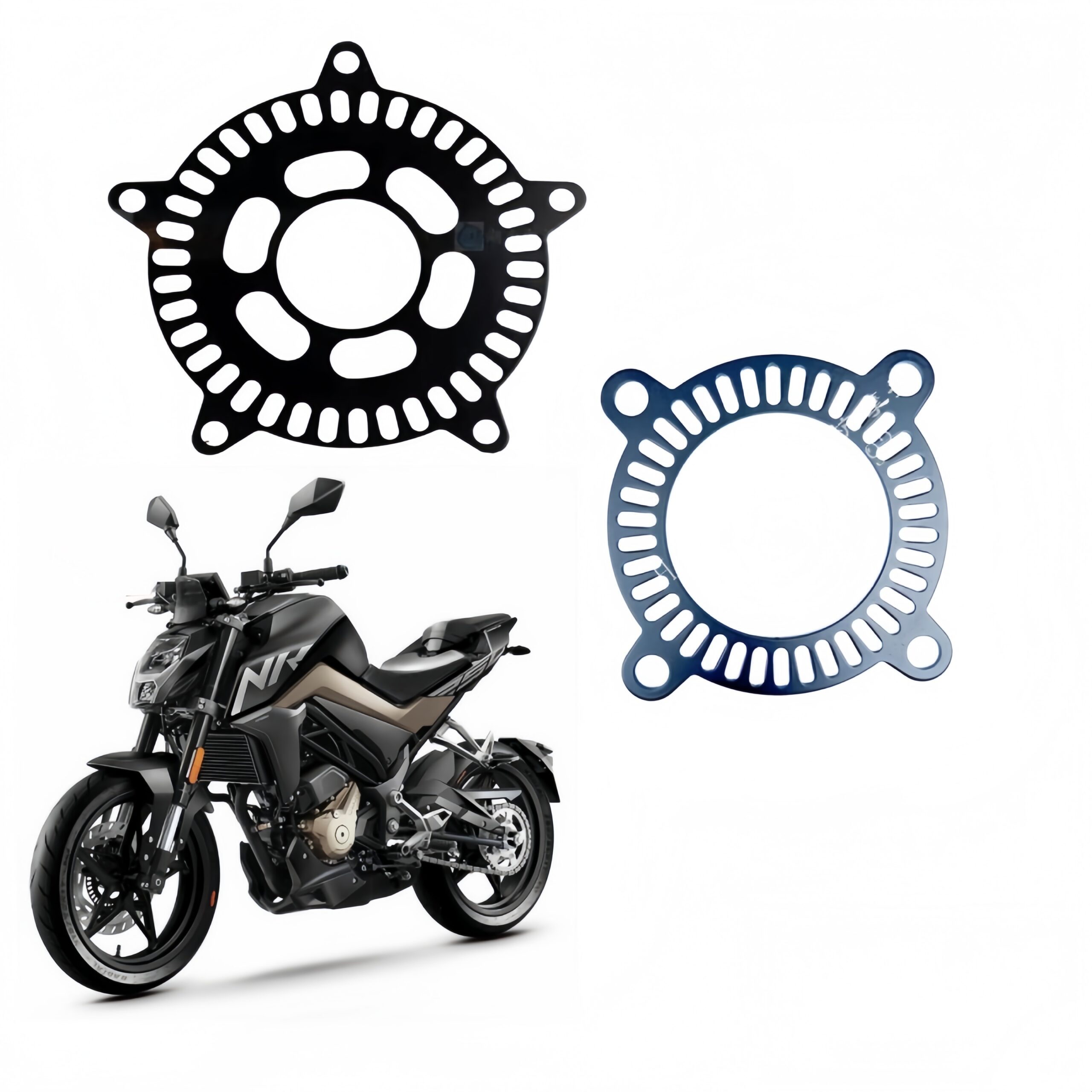 CF250NK Front/Rear Speedometer Sensing Plate