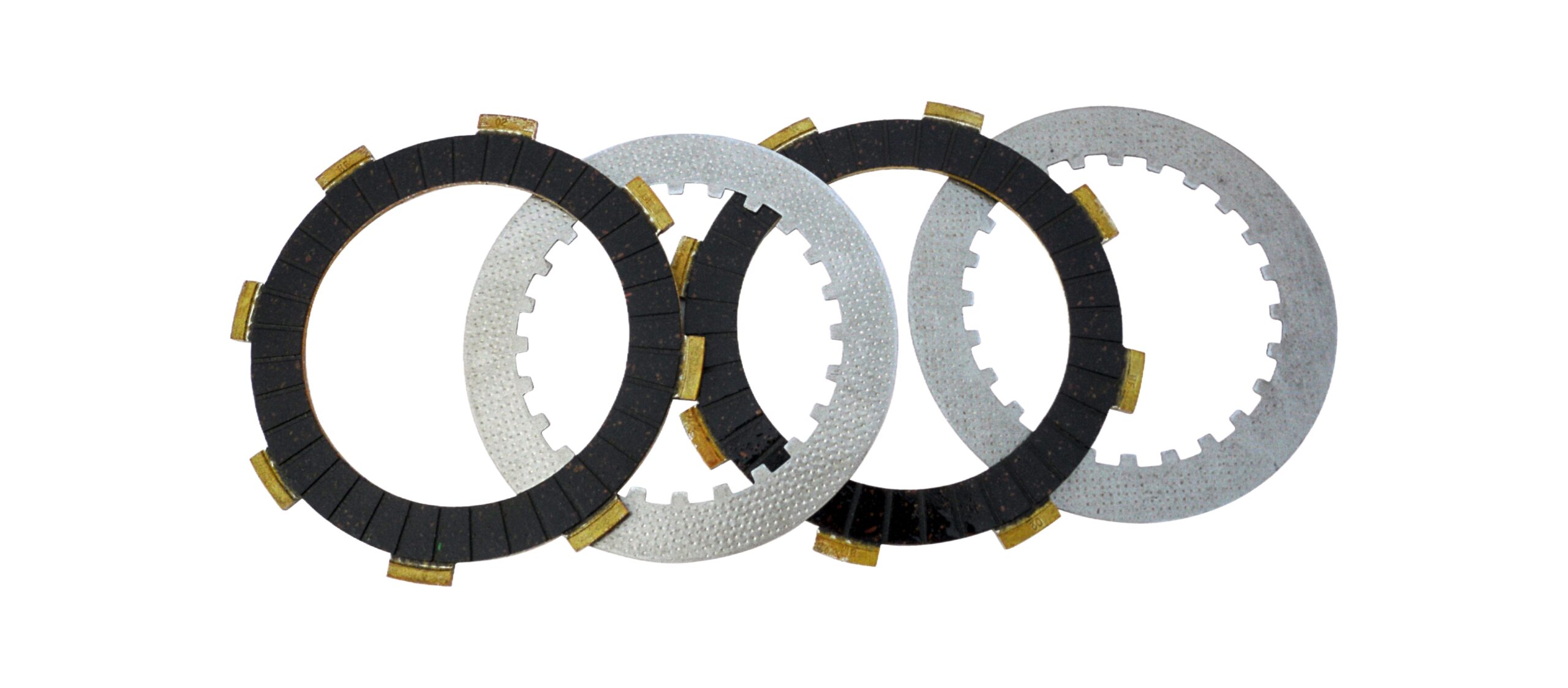 Clutch discs and steel plates
